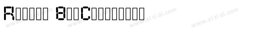 Roboto BigClock字体转换
